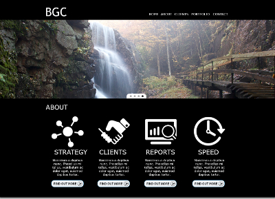 BGC Ltd Web Design Concept 2 Thumbnail