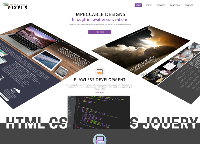 Impeccable Pixels Website Design Concept 1 Thumbnail